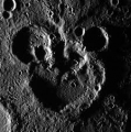 【宇宙】NASA、「水星でミッキーマウスが発見された」と発表